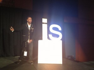 Mike King in the light at Internet Summit 2012 Michael King from iAcquire