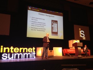 Tom Rouilliard at Internet Summit Tom Rouilliard at Internet Summit