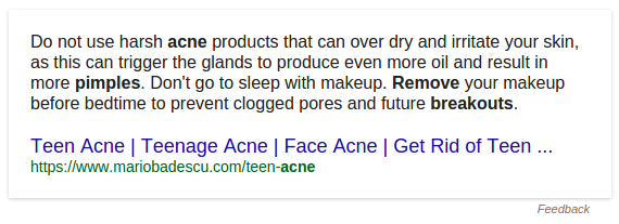 how to get rid of acne