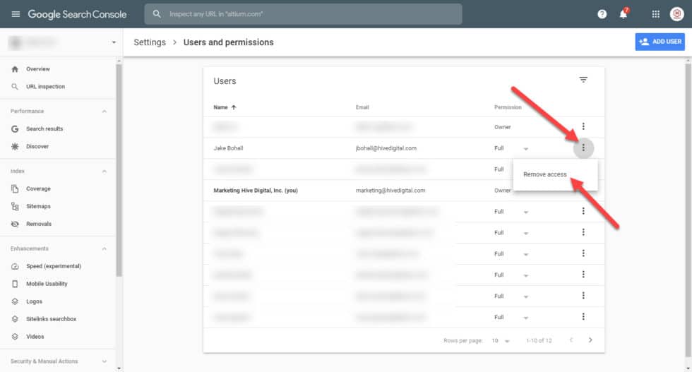 Managing Owners, Users, & Permissions Google Search Console Hive Digital