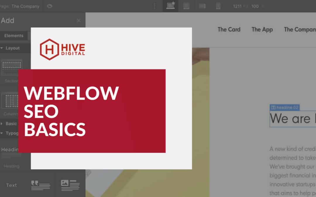 Webflow SEO Basics