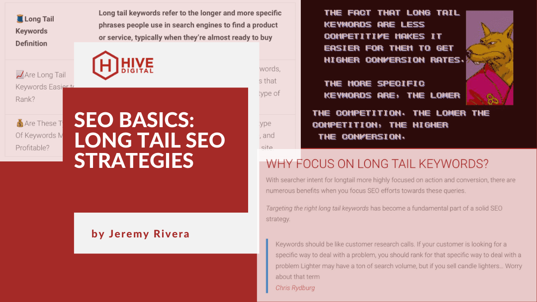 SEO basics: Long tail seo strategies