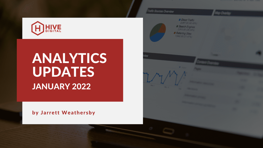 Analytics Updates – January 2022