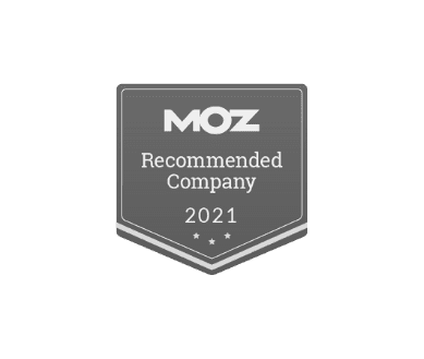 Moz Recommended Company - greyscale