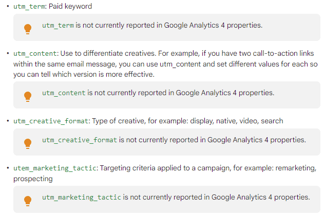 google analytics utms