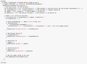 GTM Tag Marketo Forms Script