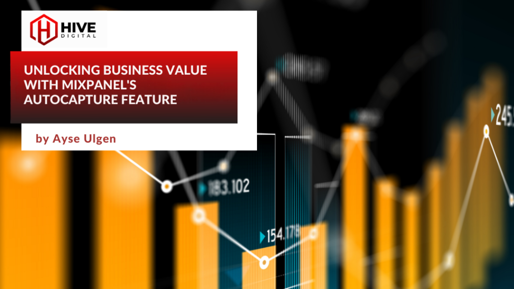 Analytics dashboard with Mixpanel's autocapture visualization