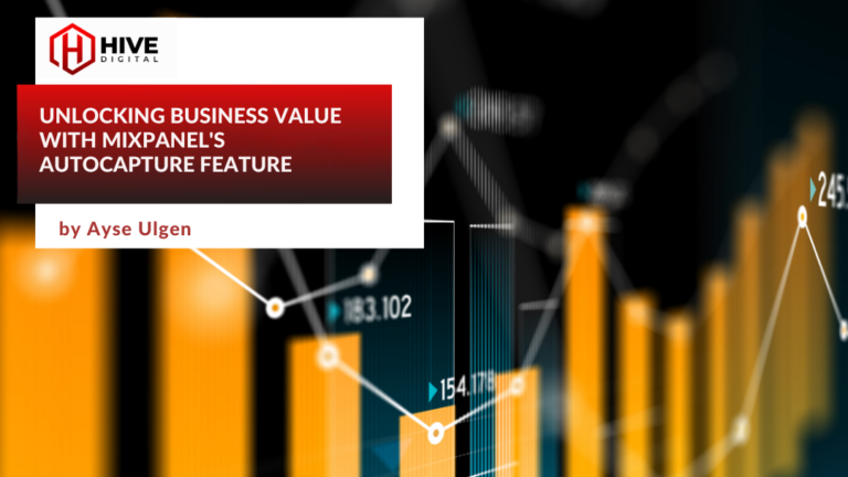 Analytics dashboard with Mixpanel's autocapture visualization