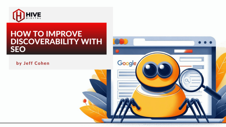 Google Spider with a magnifying glass