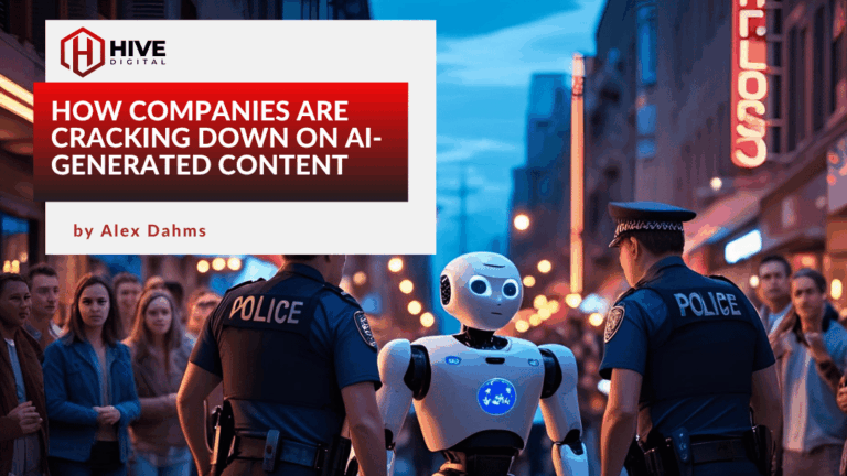 Police arresting an AI robot