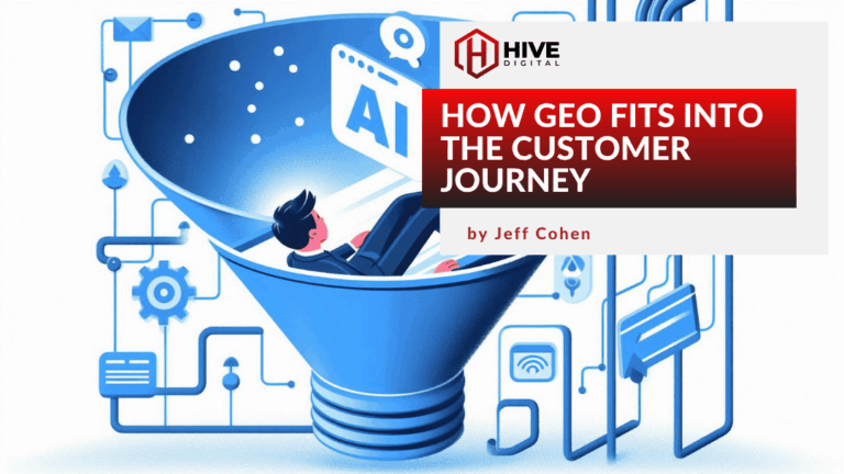 Man at the top of the buyers funnel using AI
