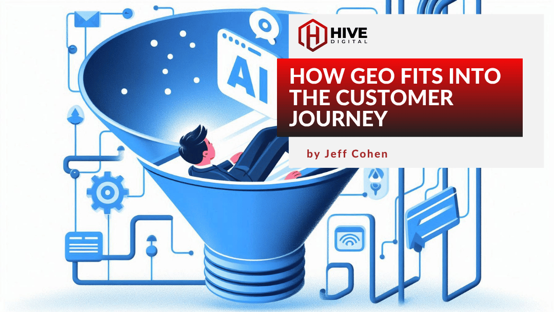 Man at the top of the buyers funnel using AI