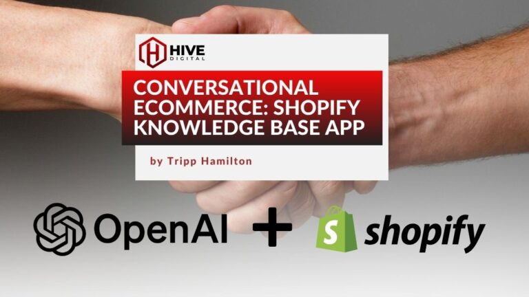 OpenAI and Shopify shaking hands