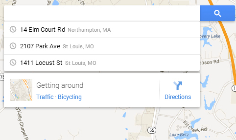 New Google Maps Search Box